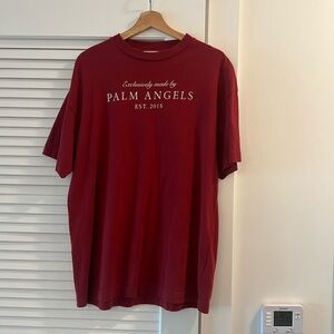 Palm angels red tshirt